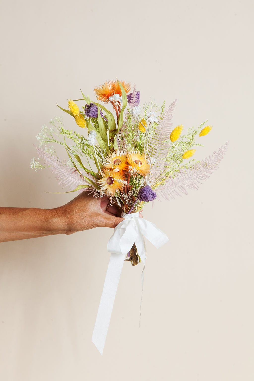 Custom Dried Flower Posy Bouquet : Everlasting Wedding Flowers