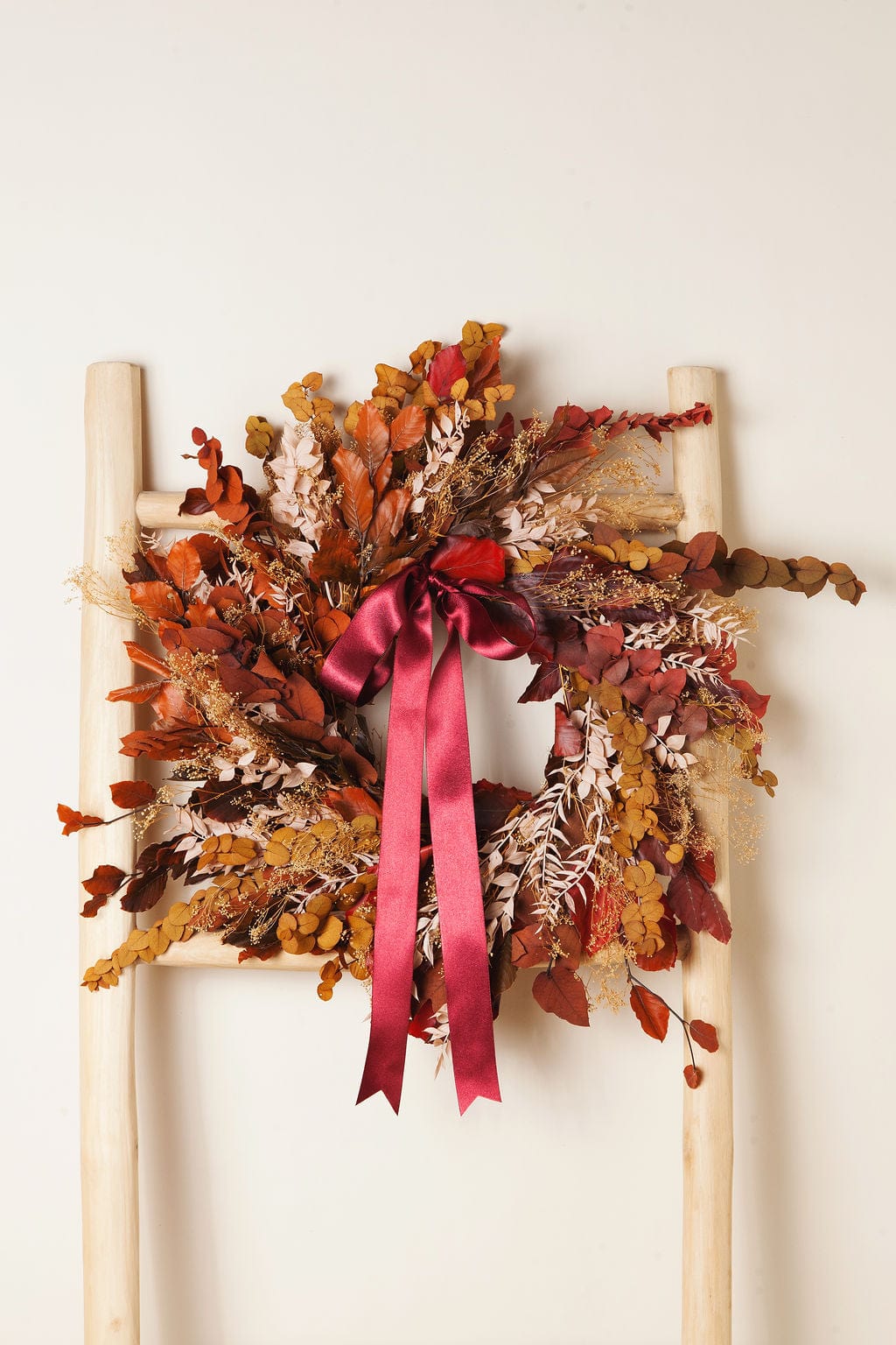 autumn wreathドライフラワーリース Fall Dried Flower Wreath – Idlewild Floral Co.