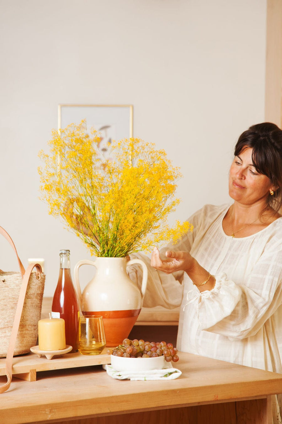 Bunches Preserved Yellow Baby's Breath send a bouquet- the best flower delivery