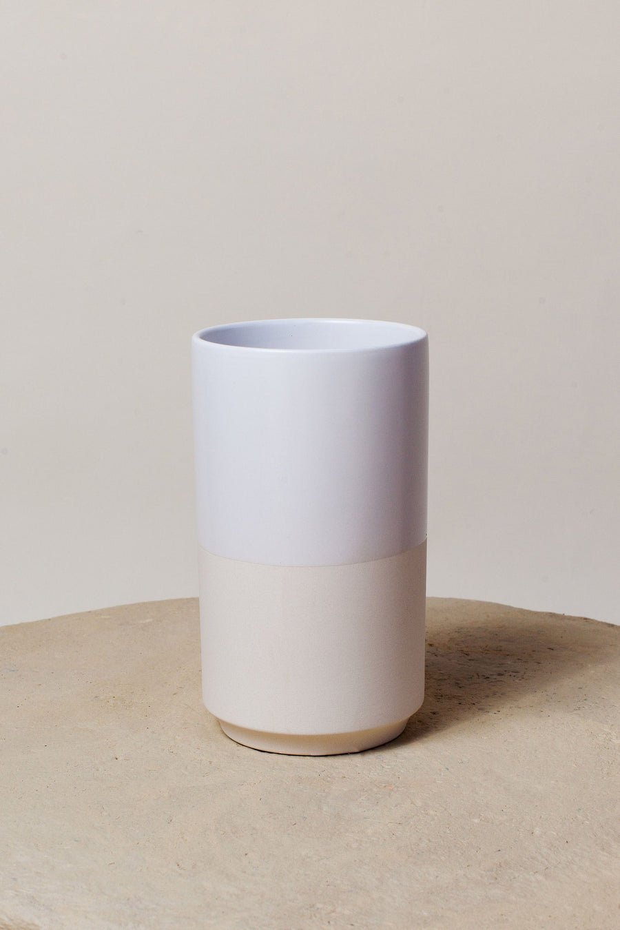 Momma Pots Cream & Beige Gemstone Vase Large