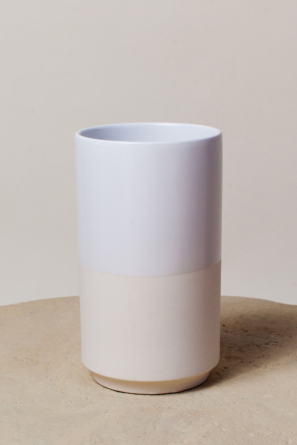 Momma Pots Cream & Beige Gemstone Vase Large