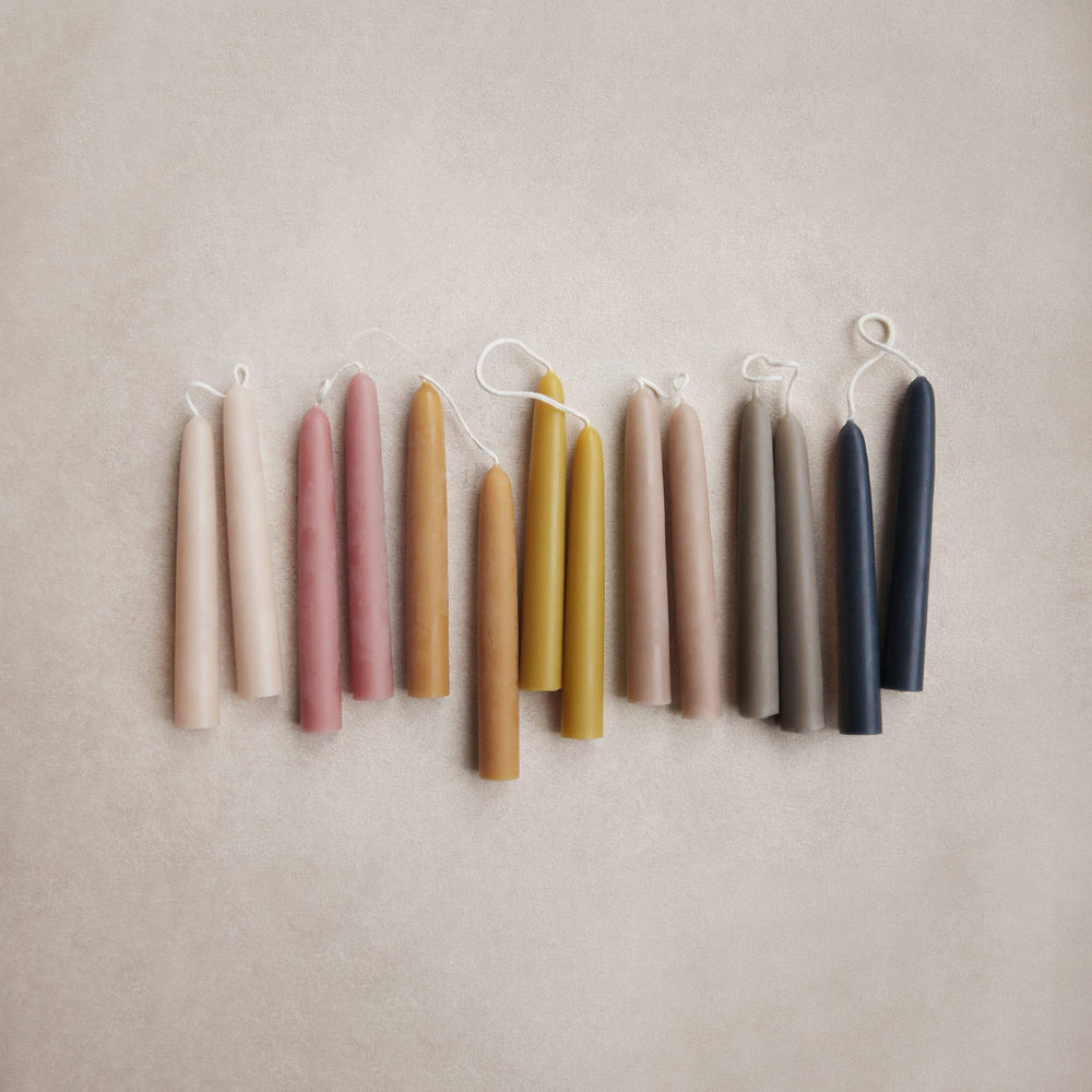 6" Heirloom Beeswax Taper Candles: Ochre send a bouquet- the best flower delivery