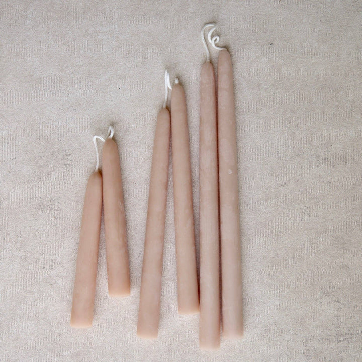 6" Heirloom Beeswax Taper Candles: Ochre send a bouquet- the best flower delivery