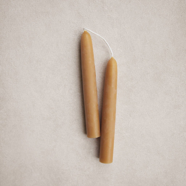 6" Heirloom Beeswax Taper Candles: Ochre send a bouquet- the best flower delivery