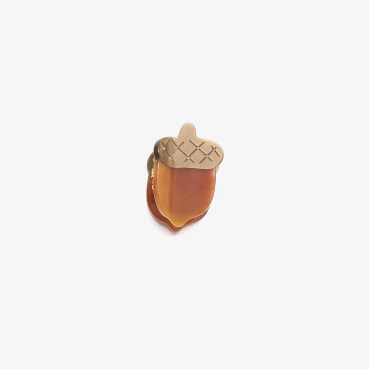 Acorn Mini Claw - Acetate and Rhinestone Small Hair Clip send a bouquet- the best flower delivery