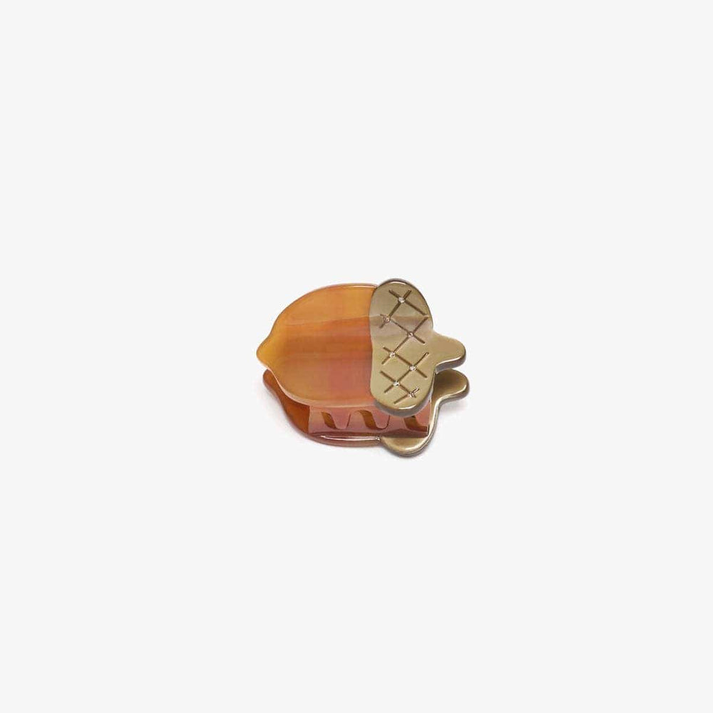 Acorn Mini Claw - Acetate and Rhinestone Small Hair Clip send a bouquet- the best flower delivery