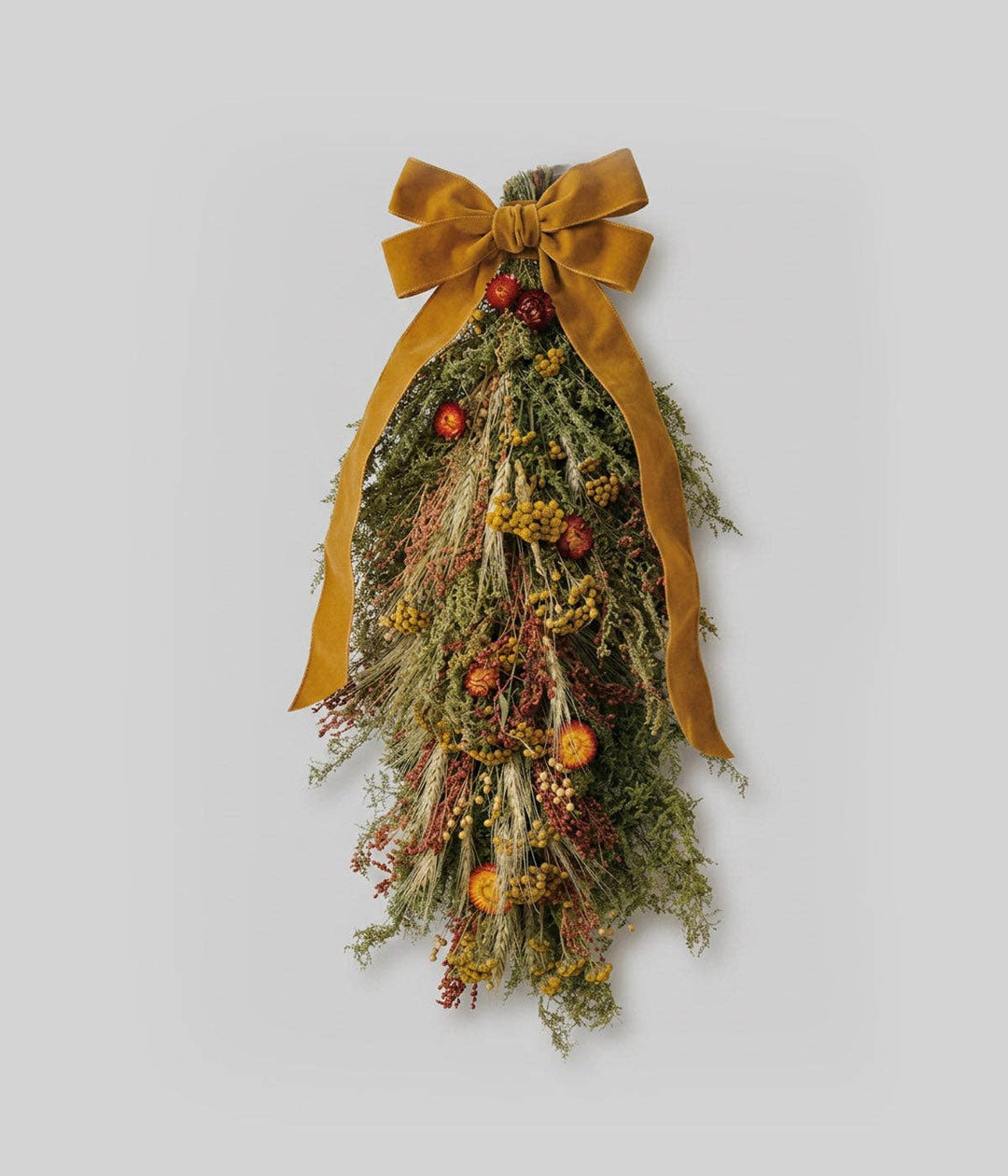 Alice Dried Strawflower Door Swag send a bouquet- the best flower delivery
