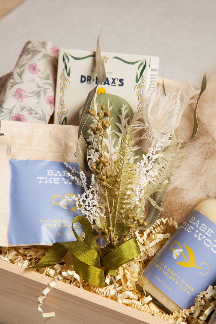Gift Giving All Natural Calendula Baby Gift Box send a bouquet- the best flower delivery