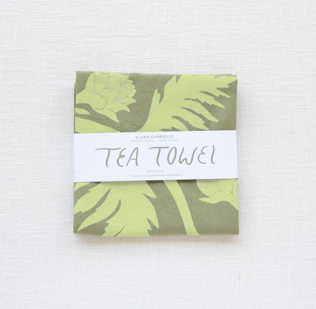 Artichokes Cotton Tea Towel send a bouquet- the best flower delivery