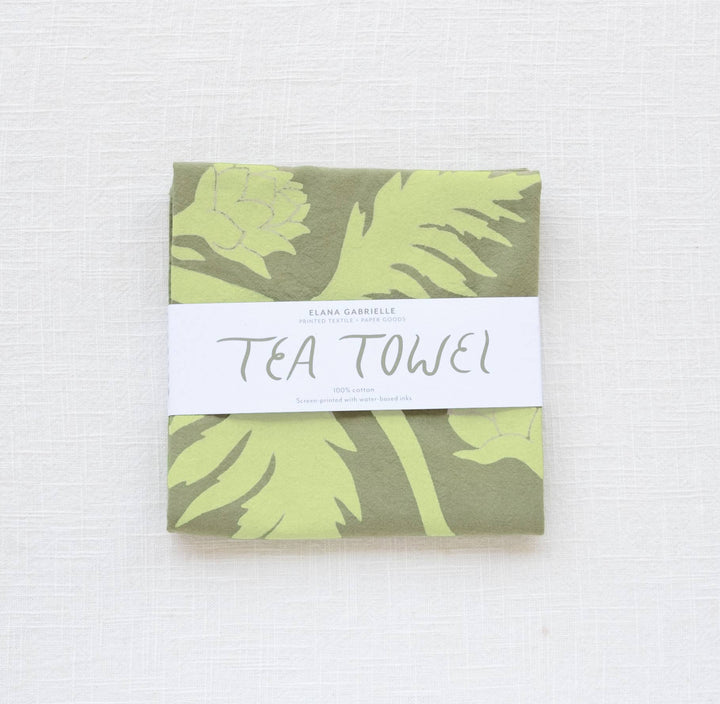 Artichokes Cotton Tea Towel send a bouquet- the best flower delivery