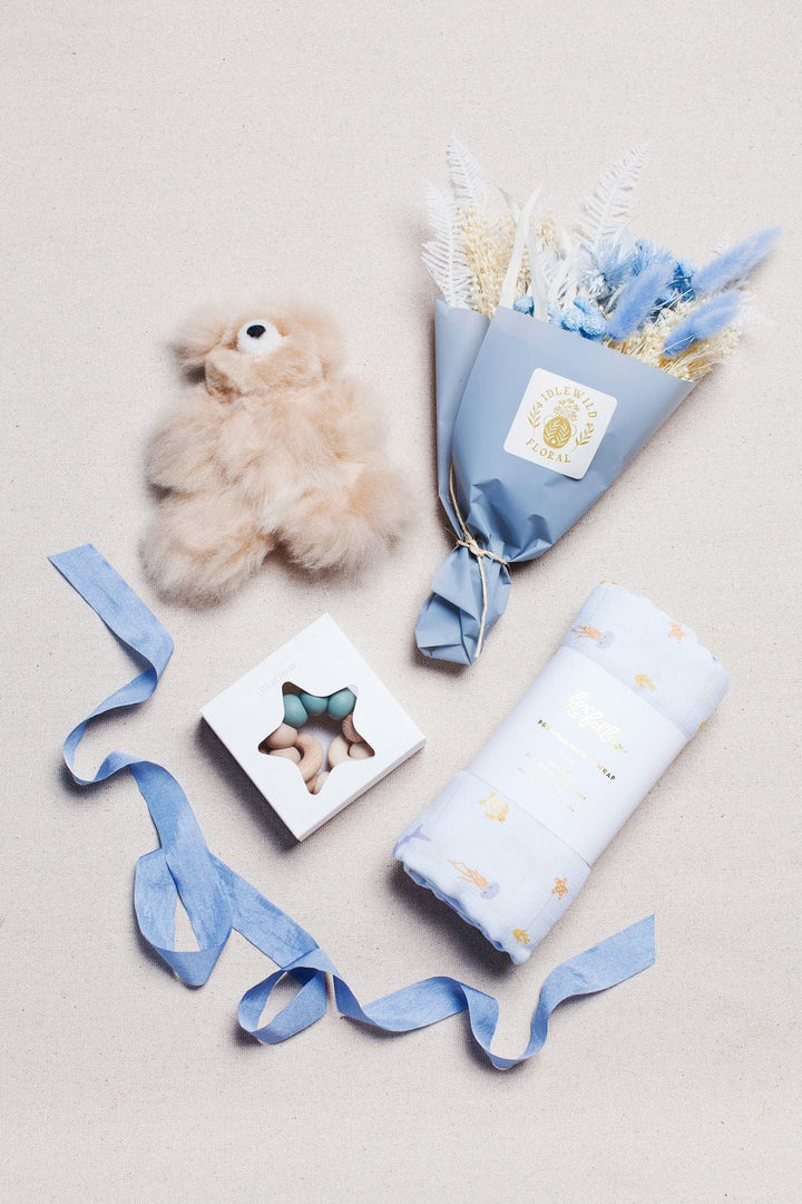 Idlewild Floral Co. Gift Giving Baby Boy Gift Set