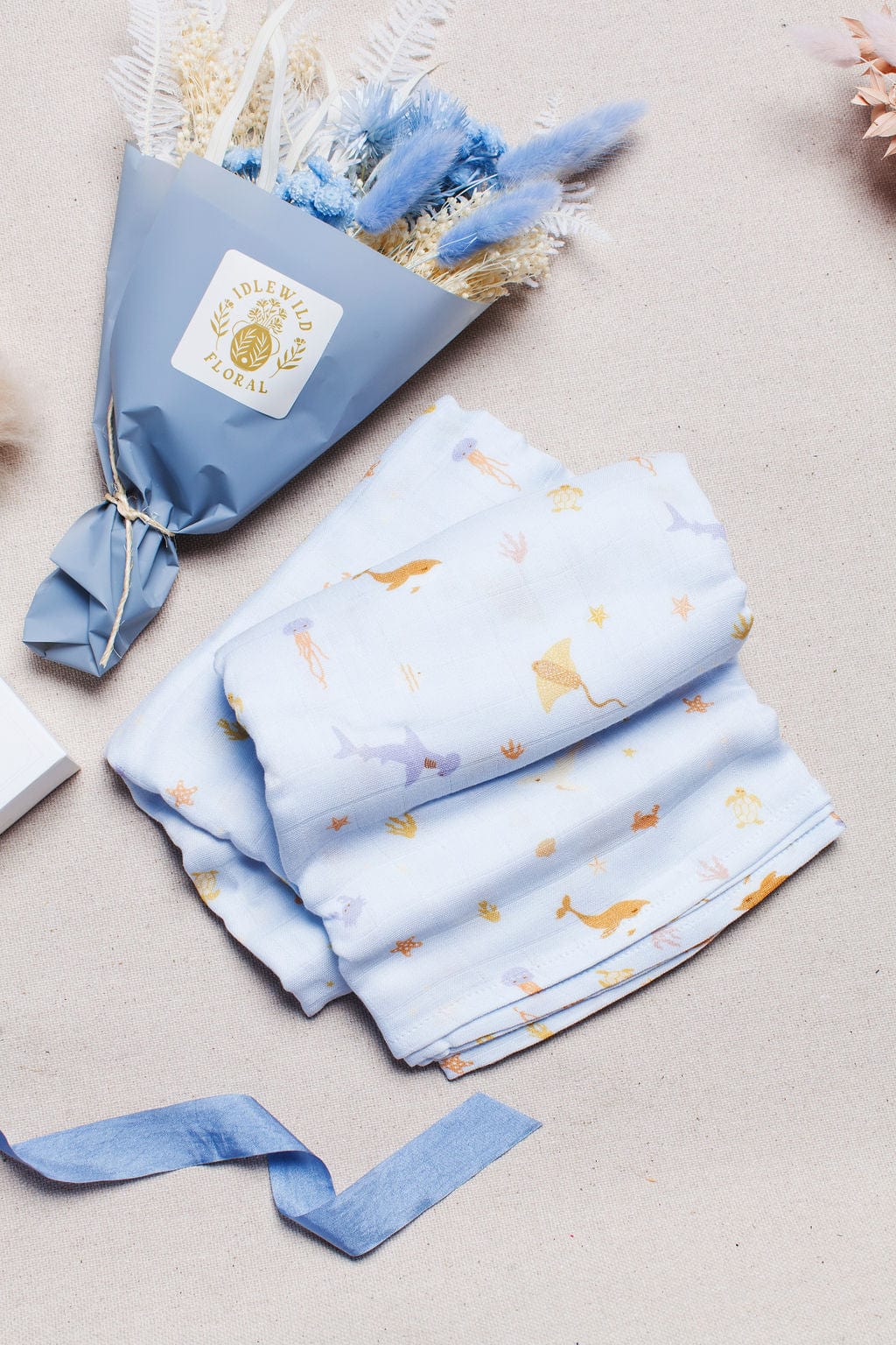 Idlewild Floral Co. Gift Giving Baby Boy Gift Set