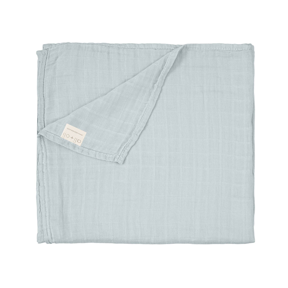 Bamboo Muslin Swaddle Blanket (Misty Sky) send a bouquet- the best flower delivery