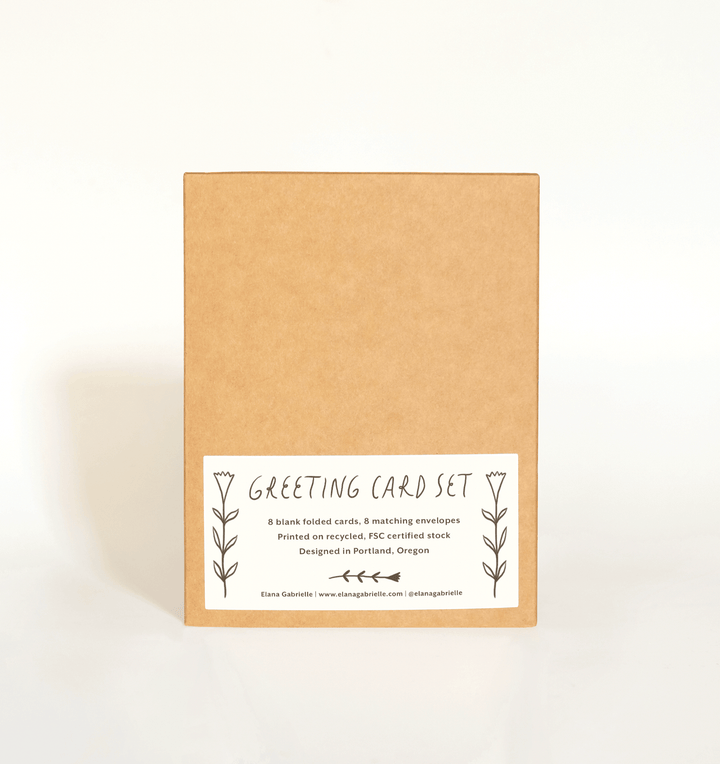Birthday Cake Card Boxed Set of 8 send a bouquet- the best flower delivery