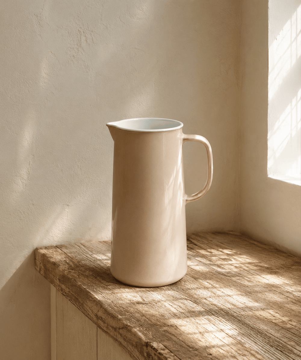 Vase Blush Enamel Pitcher Vase send a bouquet- the best flower delivery