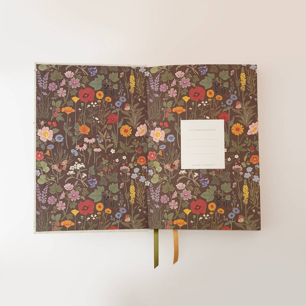 BOTANIST | LINEN BOUND JOURNAL send a bouquet- the best flower delivery