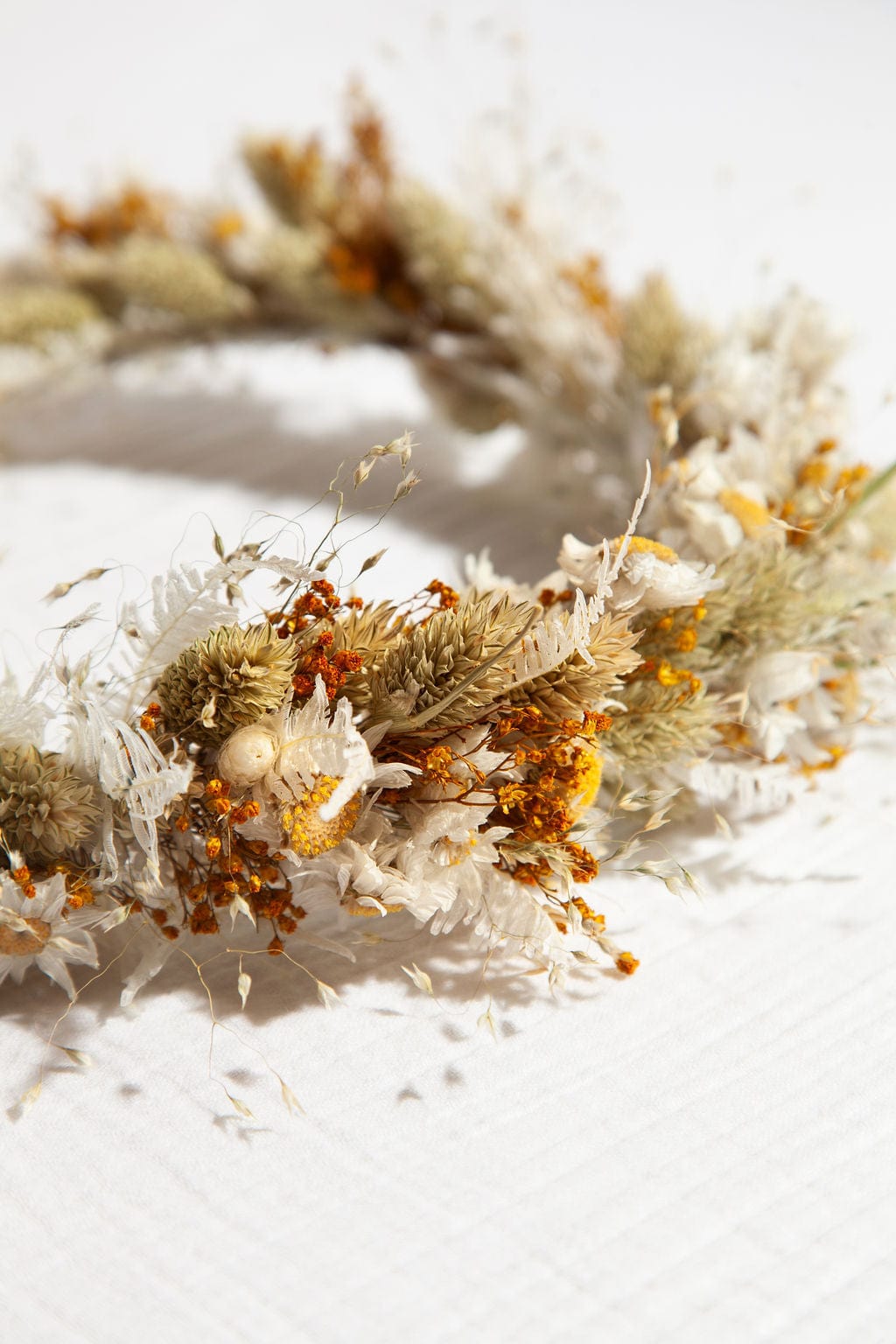 Dried Flower Bridal Crown – Idlewild Floral Co.