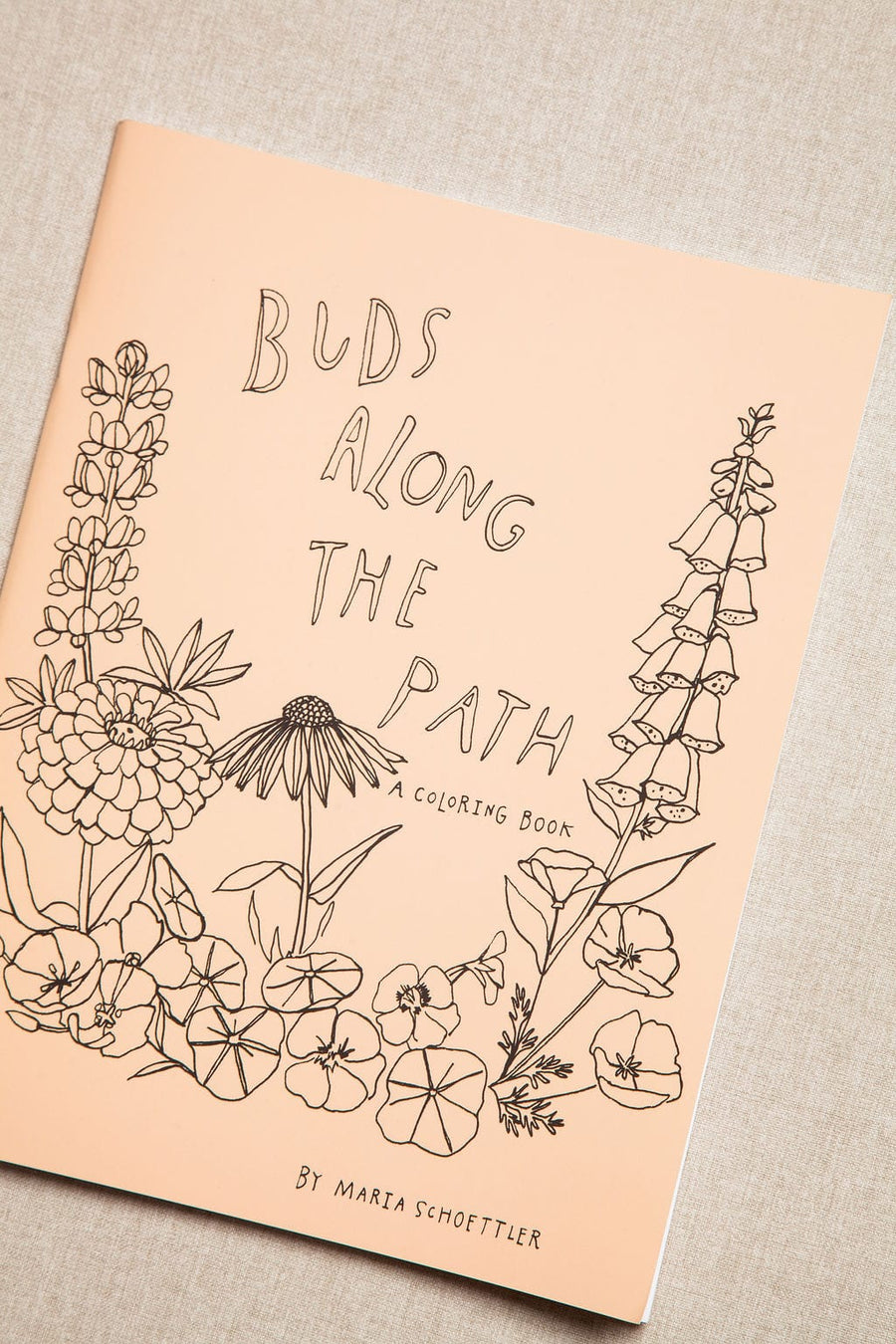 Buds Along the Path Coloring Book send a bouquet- the best flower delivery