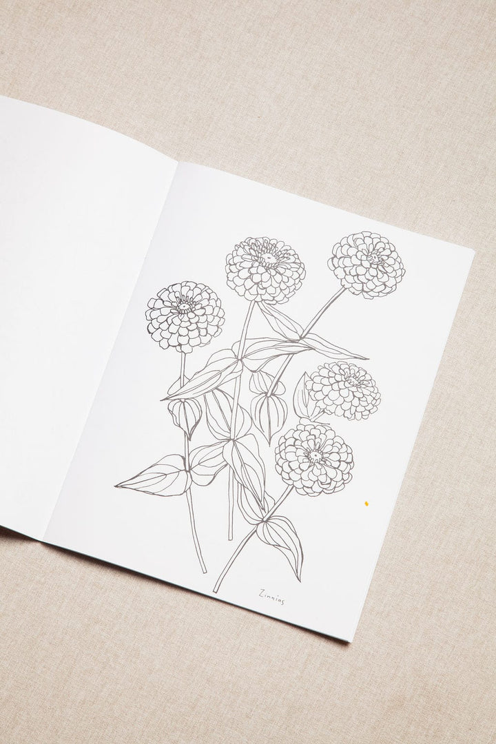Buds Along the Path Coloring Book send a bouquet- the best flower delivery