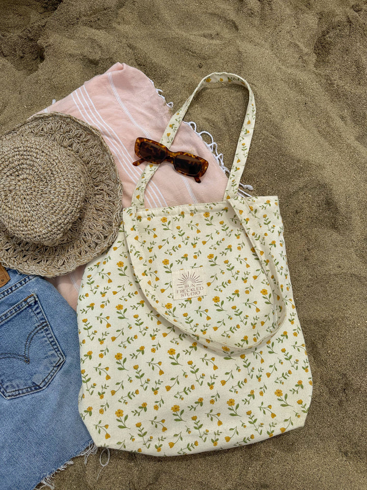 Buttercup Tote Bag: Wide send a bouquet- the best flower delivery
