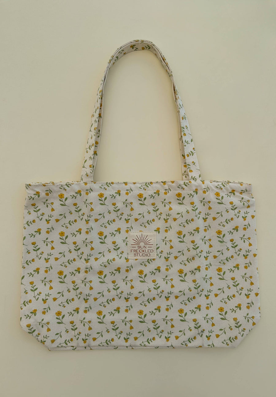 Buttercup Tote Bag: Wide send a bouquet- the best flower delivery