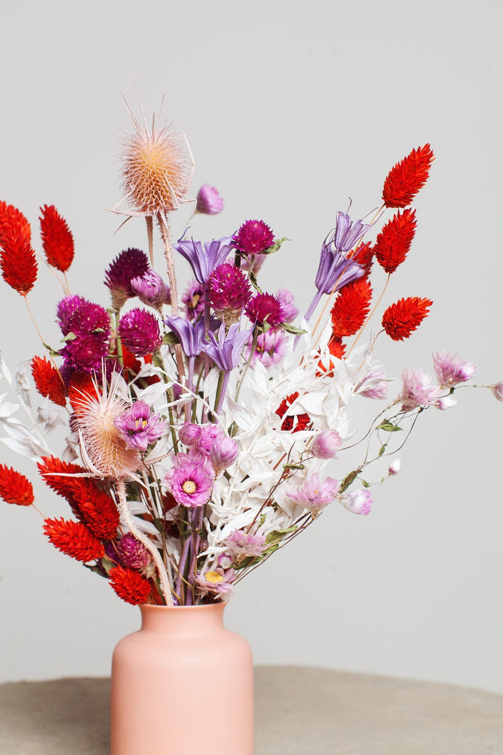 Snow Mini Dried Bouquet – Idlewild Floral Co.