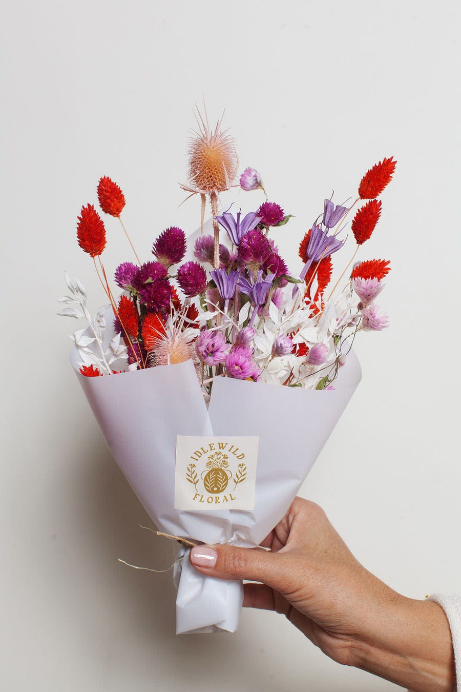Popvcly Mini Bouquet Flowers-Natural Handmade Dried Flower Bouquet