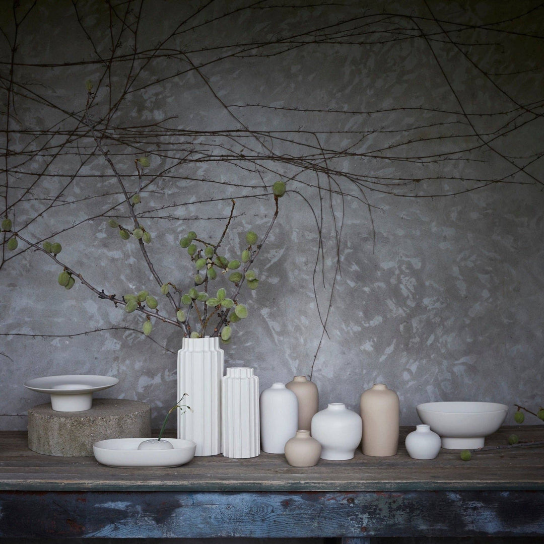 Ceramic Blossom Vase, Sand: Short send a bouquet- the best flower delivery
