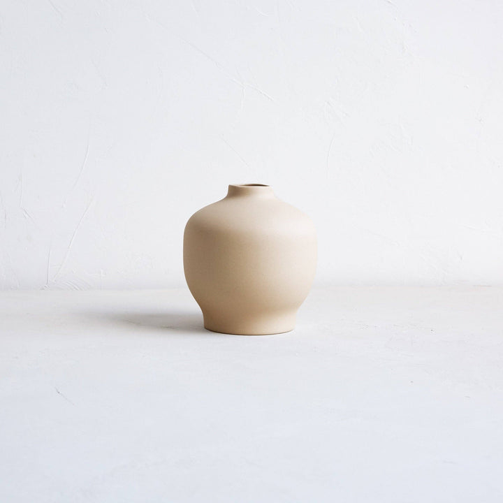 Ceramic Blossom Vase, Sand: Wide send a bouquet- the best flower delivery