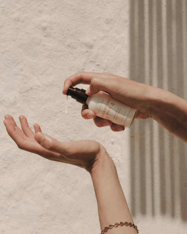 Cleansing Milk, Geranium & Palo Santo send a bouquet- the best flower delivery