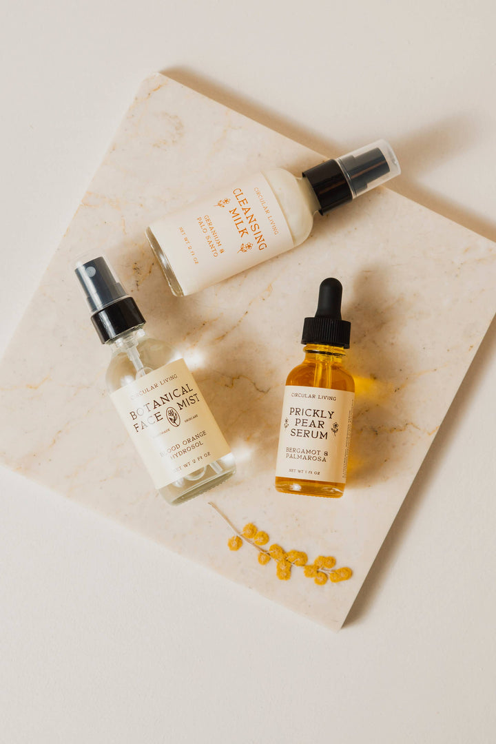 Cleansing Milk, Geranium & Palo Santo send a bouquet- the best flower delivery