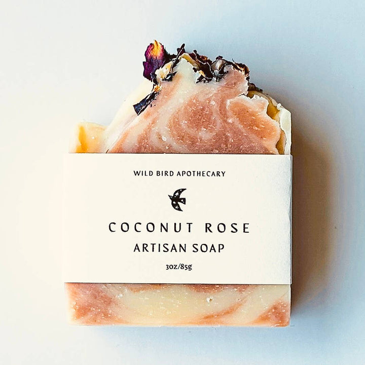Coconut Rose Essential Oil Bar Soap 4oz send a bouquet- the best flower delivery