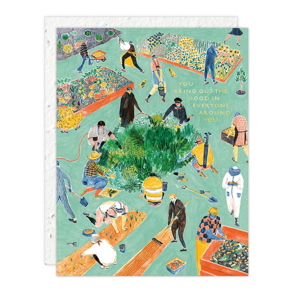 Compost - Love + Friendship Card send a bouquet- the best flower delivery