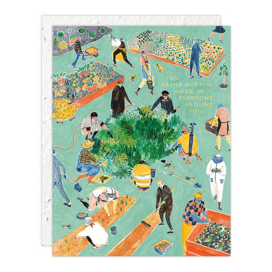 Compost - Love + Friendship Card send a bouquet- the best flower delivery