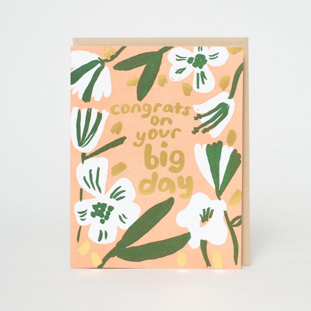 Greeting Card Congrats on Your Big Day Card send a bouquet- the best flower delivery