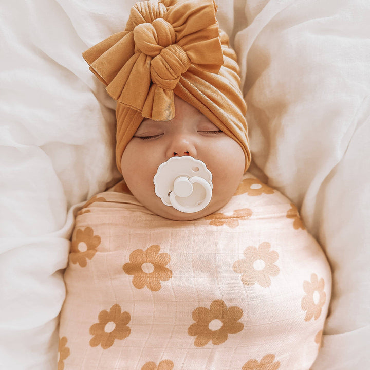 Fox & Fallow Daisy Chain Organic Muslin Wrap Swaddle