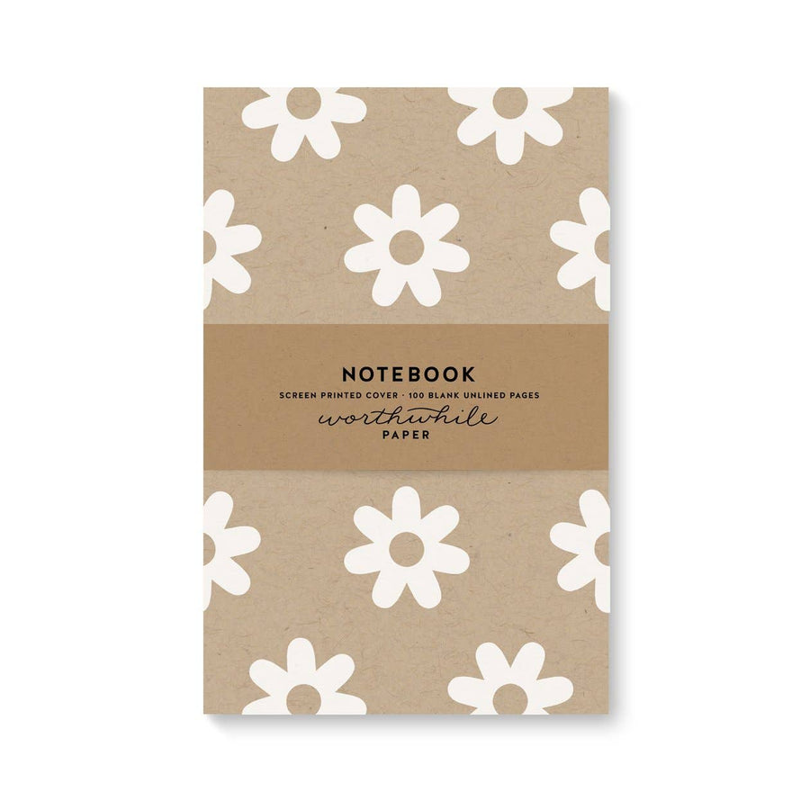 Worthwhile Paper Daisy Pattern Notebook