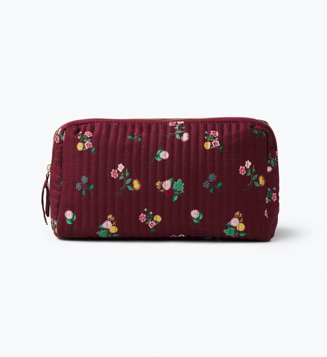 Ditsy Dahlia Quilted Large Cosmetic Pouch send a bouquet- the best flower delivery