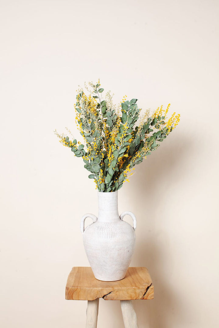 Bunches Dried Mimosa Flower send a bouquet- the best flower delivery