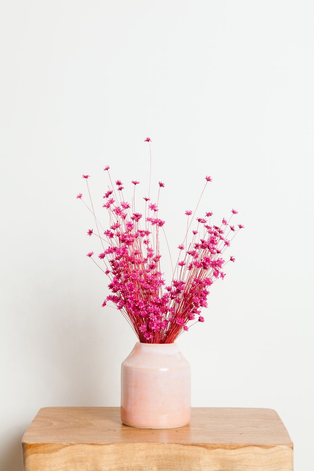 Bunches Dried Strawberry Pink Star Flower send a bouquet- the best flower delivery