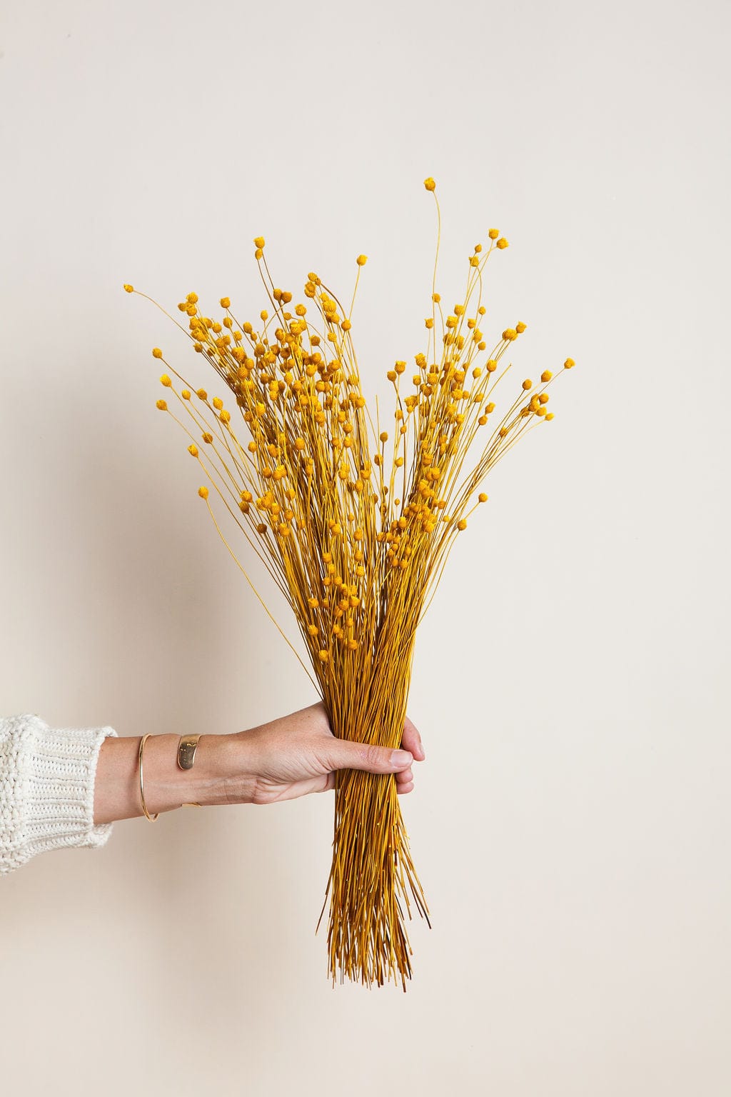 Bunches Dried Yellow Happy Flower send a bouquet- the best flower delivery