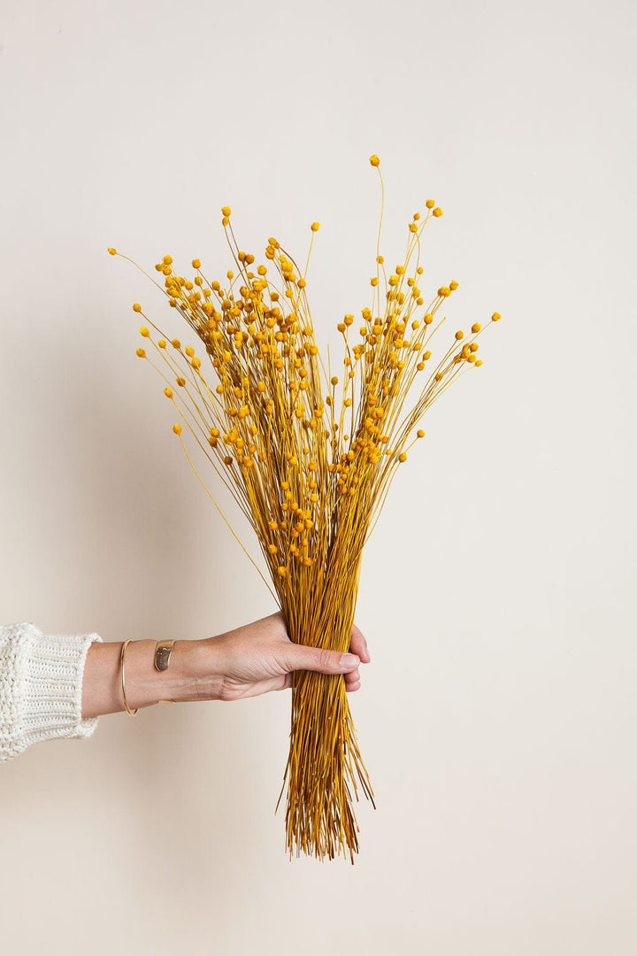 Bunches Dried Yellow Happy Flower send a bouquet- the best flower delivery