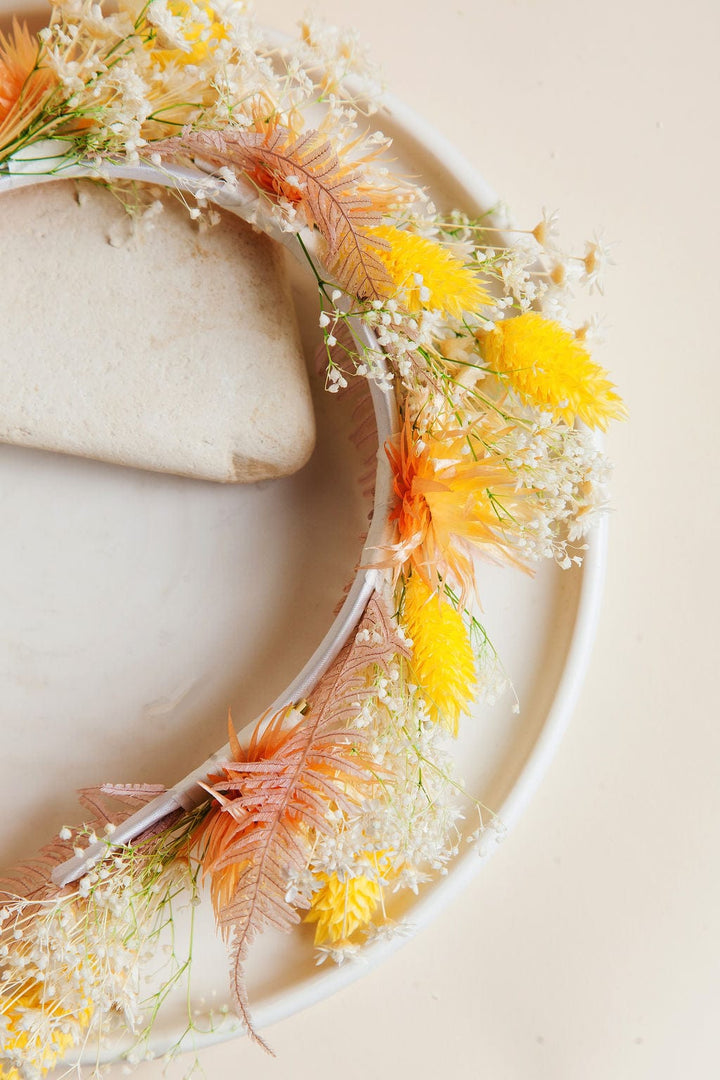 Wedding Everlasting Flower Girl Crown send a bouquet- the best flower delivery