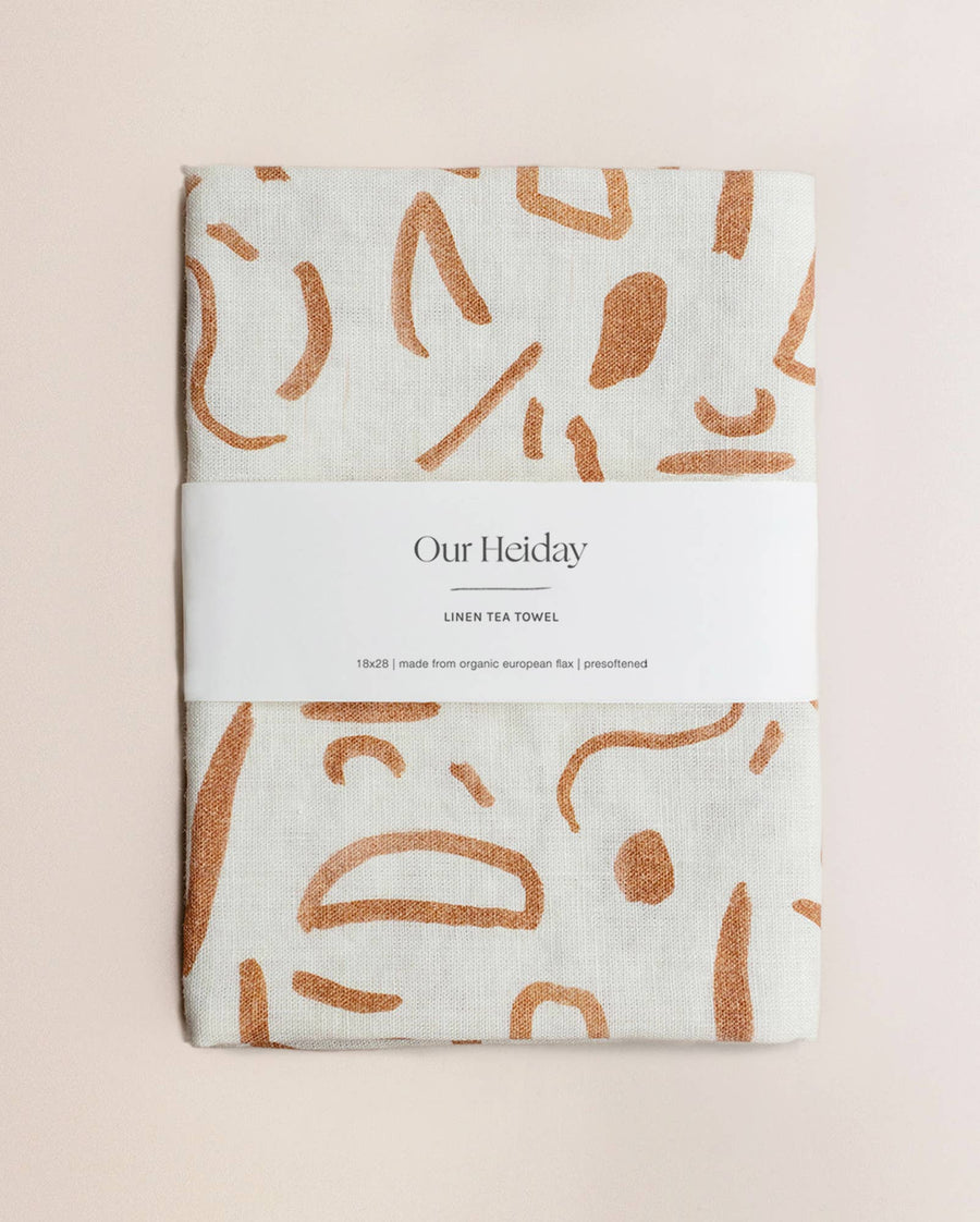 Our Heiday Everly Linen Tea Towel