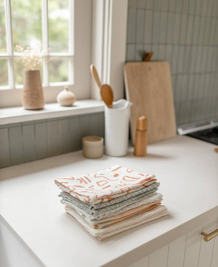 Our Heiday Everly Linen Tea Towel