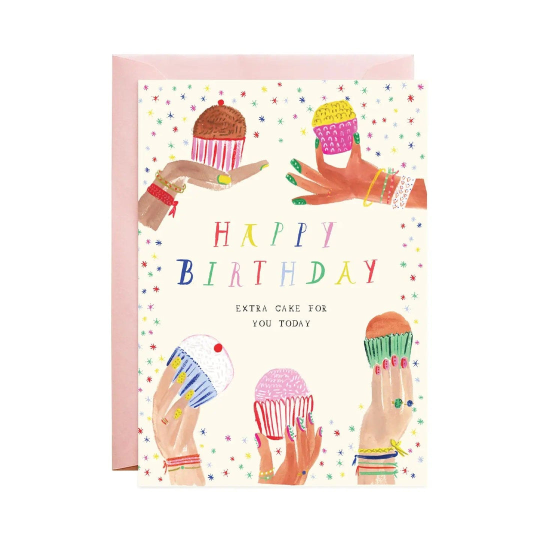 Mr. Boddington's Studio Greeting Card Extra Cake Birthday Card