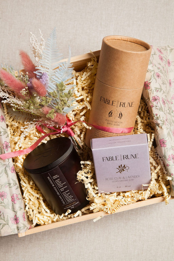 Gift Giving Fable Rune x Idlewild Gift Box send a bouquet- the best flower delivery