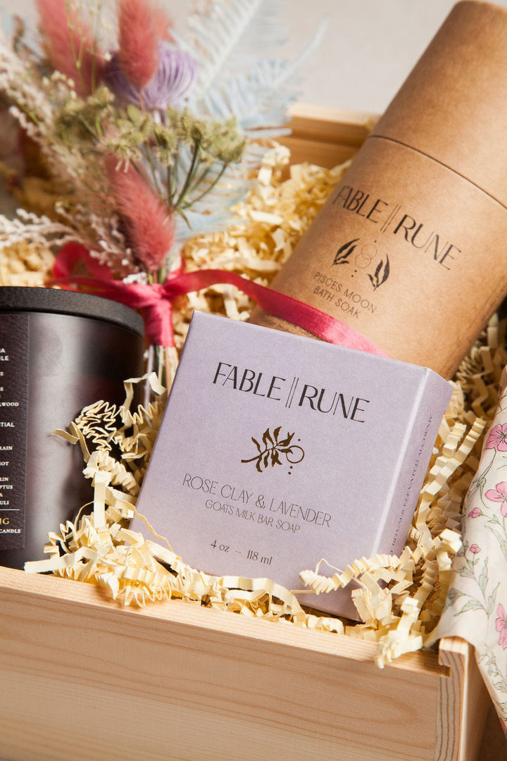 Gift Giving Fable Rune x Idlewild Gift Box send a bouquet- the best flower delivery