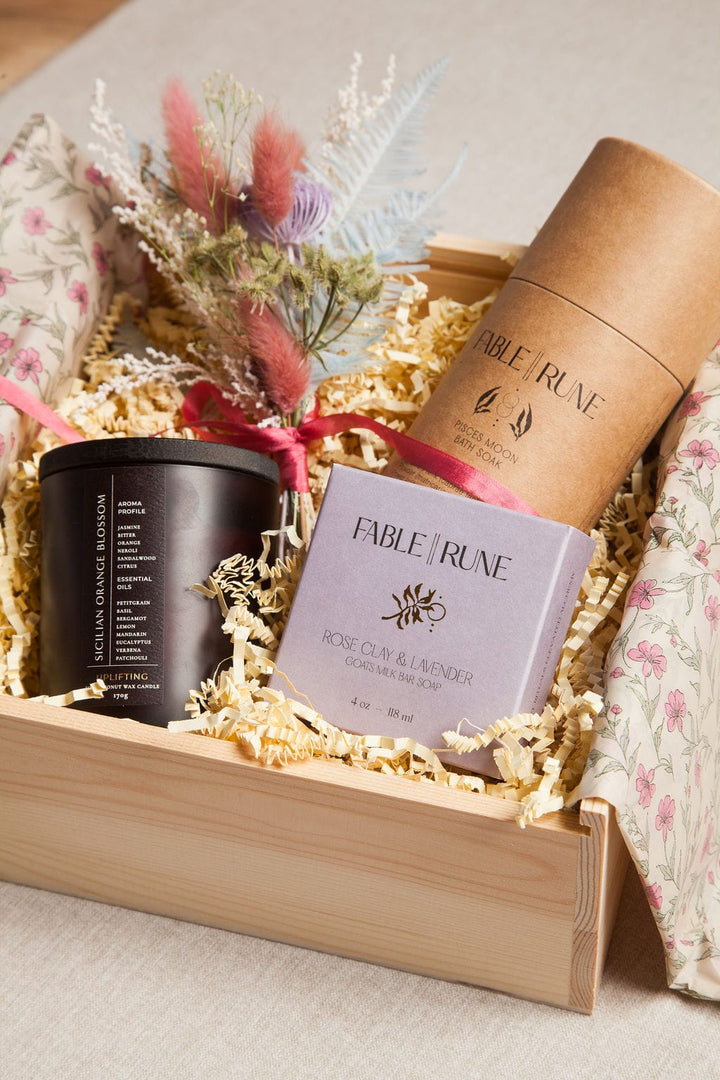Gift Giving Fable Rune x Idlewild Gift Box send a bouquet- the best flower delivery