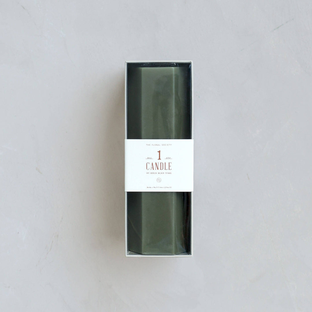 Fancy Hexagon Pillar Candles: Miel send a bouquet- the best flower delivery